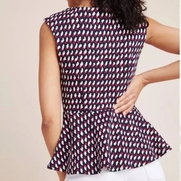 Anthropologie Peplum Top - Picture 2 of 8